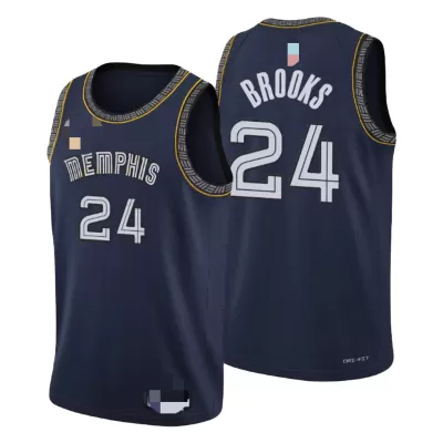 Memphis Grizzlies Dillon Brooks #24 2021/22 Swingman Jersey Black for men - City Edition - uafactory