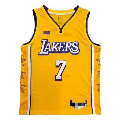 Los Angeles Lakers Carmelo Anthony #7 Swingman Jersey Yellow for men - City Edition - uafactory