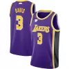 Los Angeles Lakers #3 2020/21 Swingman Jersey Purple for men - Statement Edition - uafactory