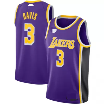 Los Angeles Lakers #3 2020/21 Swingman Jersey Purple for men - Statement Edition - uafactory