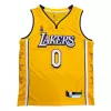 Los Angeles Lakers Westbrook #0 Swingman Jersey Yellow for men - City Edition - uafactory