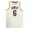 Los Angeles Lakers LeBron James #6 Swingman Jersey White for men - Association Edition - uafactory