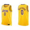 Los Angeles Lakers Russell Westbrook #0 2021/22 Swingman Jersey Gold for men - Association Edition - uafactory