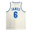 Los Angeles Lakers Lebron James #6 Swingman Jersey White for men - Classic Edition - uafactory