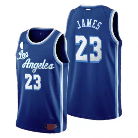 Los Angeles Lakers James #23 2020 Swingman Jersey Blue for men - Classic Edition - uafactory