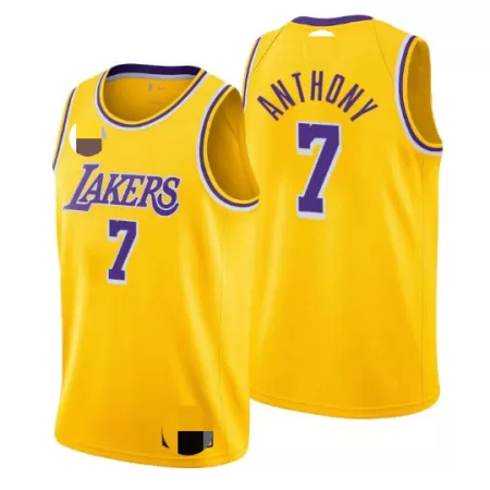 Los Angeles Lakers Carmelo Anthony #7 Swingman Jersey Gold for men - Association Edition - uafactory