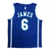 Los Angeles Lakers Lebron James #6 Swingman Jersey Blue for men - Classic Edition - uafactory