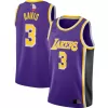 Los Angeles Lakers Anthony Davis #3 Swingman Jersey Purple for men - Statement Edition - uafactory