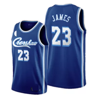 Los Angeles Lakers James #23 2020 Swingman Jersey Royal for men - Classic Edition - uafactory