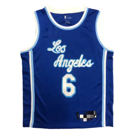 Los Angeles Lakers Lebron James #6 Swingman Jersey Blue for men - Classic Edition - uafactory