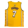 Los Angeles Lakers Carmelo Anthony #7 Swingman Jersey Yellow for men - City Edition - uafactory