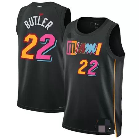 Miami Heat Jimmy Butler #22 2021/22 Swingman Jersey Black for men - City Edition - uafactory