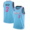 Miami Heat Dwyane Wade #3 2019/20 Swingman Jersey Blue for men - City Edition - uafactory