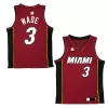 Miami Heat WADE #3 Swingman Jersey Red for men - City Edition - uafactory