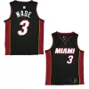 Miami Heat Wade #3 Swingman Jersey Black for men - City Edition - uafactory