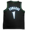 Minnesota Timberwolves Anthony Edwards #1 Swingman Jersey Black for men - uafactory