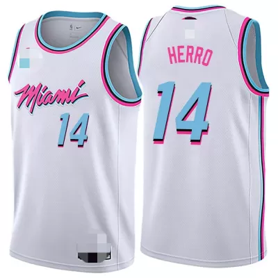 Miami Heat Herro #14 2019/20 Swingman Jersey White for men - City Edition - uafactory