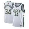 Milwaukee Bucks Antetokounmpo #34 Swingman Jersey White for men - Association Edition - uafactory