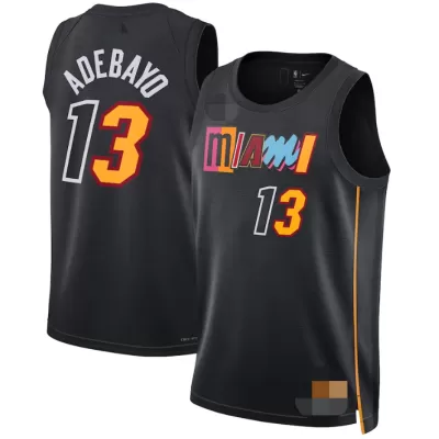 Miami Heat Bam Adebayo #13 2021/22 Swingman Jersey Black for men - City Edition - uafactory