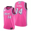 Miami Heat Herro #14 Swingman Jersey Pink for men - City Edition - uafactory