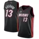 Miami Heat Adebayo #13 Swingman Jersey Black for men - City Edition - uafactory