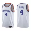 New York Knicks Derrick Rose #4 2021/22 Swingman Jersey White for men - Association Edition - uafactory