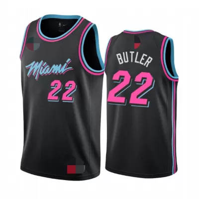 Miami Heat Butler #22 2019/20 Swingman Jersey Black for men - City Edition - uafactory