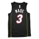 Miami Heat Dwyane Wade #3 2021/22 Swingman Jersey Black for men - City Edition - uafactory