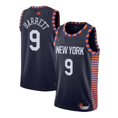 New York Knicks RJ Barrett #9 2020/21 Swingman Jersey Black for men - City Edition - uafactory