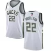 Milwaukee Bucks Khris Middleton #22 2020/21 Swingman Jersey White for men - Association Edition - uafactory