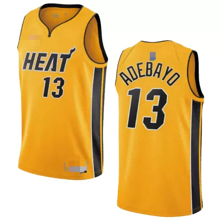 Miami Heat Adebayo #13 2020/21 Swingman Jersey Yellow for men - uafactory