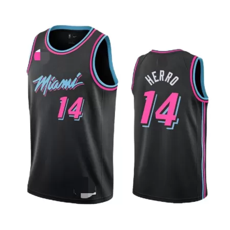 Miami Heat Herro #14 2019/20 Swingman Jersey Black for men - City Edition - uafactory