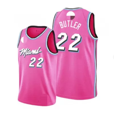 Miami Heat Butler #22 2019/20 Swingman Jersey Pink for men - City Edition - uafactory