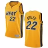 Miami Heat Butler #22 2020/21 Swingman Jersey Yellow for men - uafactory