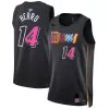 Miami Heat Tyler Herro #14 2021/22 Swingman Jersey Black for men - City Edition - uafactory