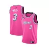 Miami Heat Wade #3 2019/20 Swingman Jersey Pink for men - City Edition - uafactory