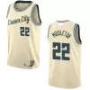 Milwaukee Bucks Khris Middleton #22 Swingman Jersey Cream for men - City Edition - uafactory