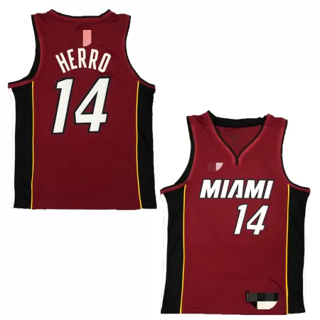 Miami Heat Herro #14 Swingman Jersey Red for men - City Edition - uafactory