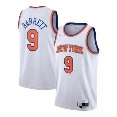 New York Knicks Barrett #9 2019/20 Swingman Jersey White for men - Association Edition - uafactory