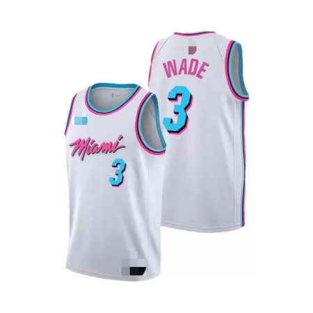Miami Heat Dwyane Wade #3 2019/20 Swingman Jersey White for men - uafactory
