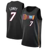 Miami Heat Kyle Lowry #7 2021/22 Swingman Jersey Black for men - City Edition - uafactory