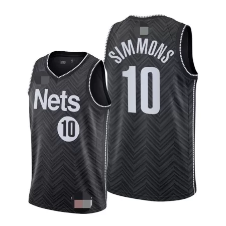 Brooklyn Nets Ben Simmons #10 2020/21 Swingman Jersey Black for men - uafactory