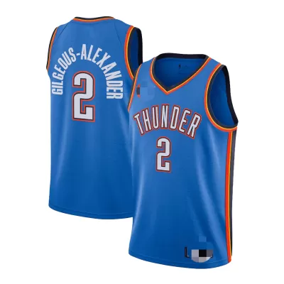 Oklahoma City Thunder Alexander #2 2020/21 Swingman Jersey Blue for men - Association Edition - uafactory