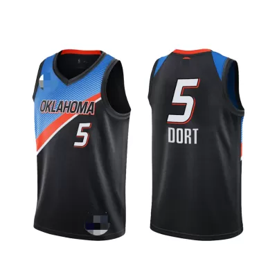 Oklahoma City Thunder DORT #5 Swingman Jersey Black for men - City Edition - uafactory