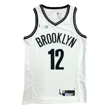 Brooklyn Nets Devin Harris #12 2021 Swingman Jersey White for men - Association Edition - uafactory