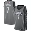 Brooklyn Nets Durant #7 2019/20 Swingman Jersey Gray for men - Statement Edition - uafactory