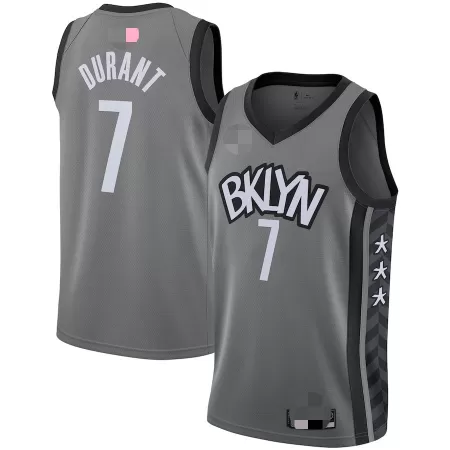 Brooklyn Nets Durant #7 2019/20 Swingman Jersey Gray for men - Statement Edition - uafactory