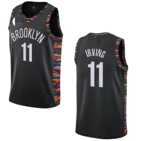 Brooklyn Nets Irving #11 2019/20 Swingman Jersey Black for men - City Edition - uafactory