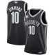 Brooklyn Nets Ben Simmons #10 2021 Swingman Jersey Black for men - Association Edition - uafactory