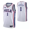 Philadelphia 76ers James Harden #1 Swingman Jersey White for men - Association Edition - uafactory